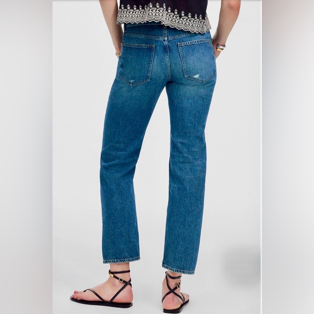 NWT Madewell The Dean Easy Ankle Straight Leg Jeans. - Picture 2 of 8